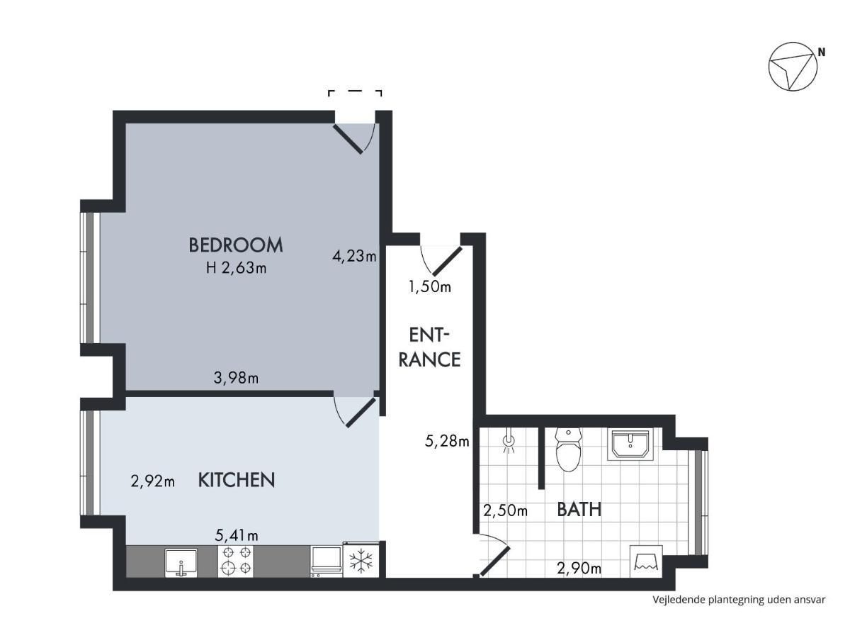 Sanders Fjord - Inviting One-Bedroom Apartment In Center Of רוסקלידה מראה חיצוני תמונה